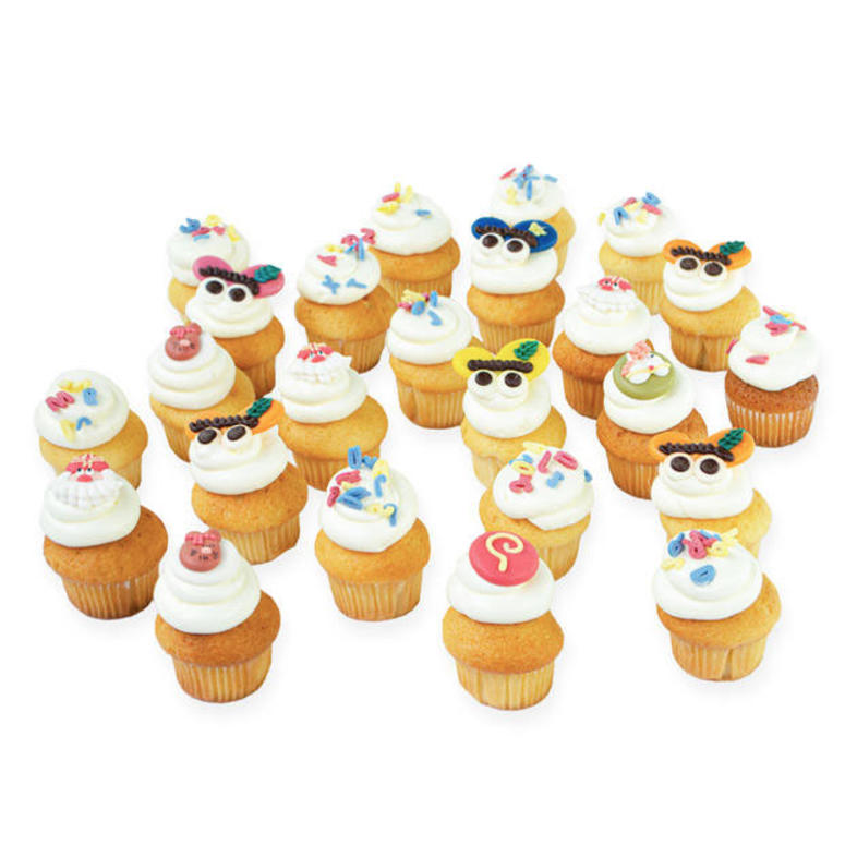 Mini Sinterklaas cupcakes