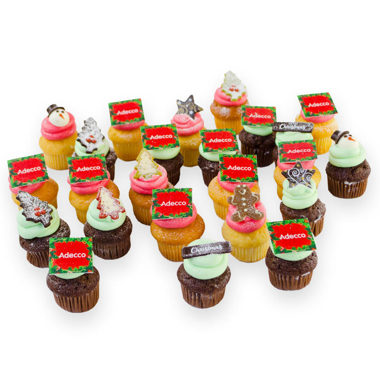 Mini Kerst cupcakes
