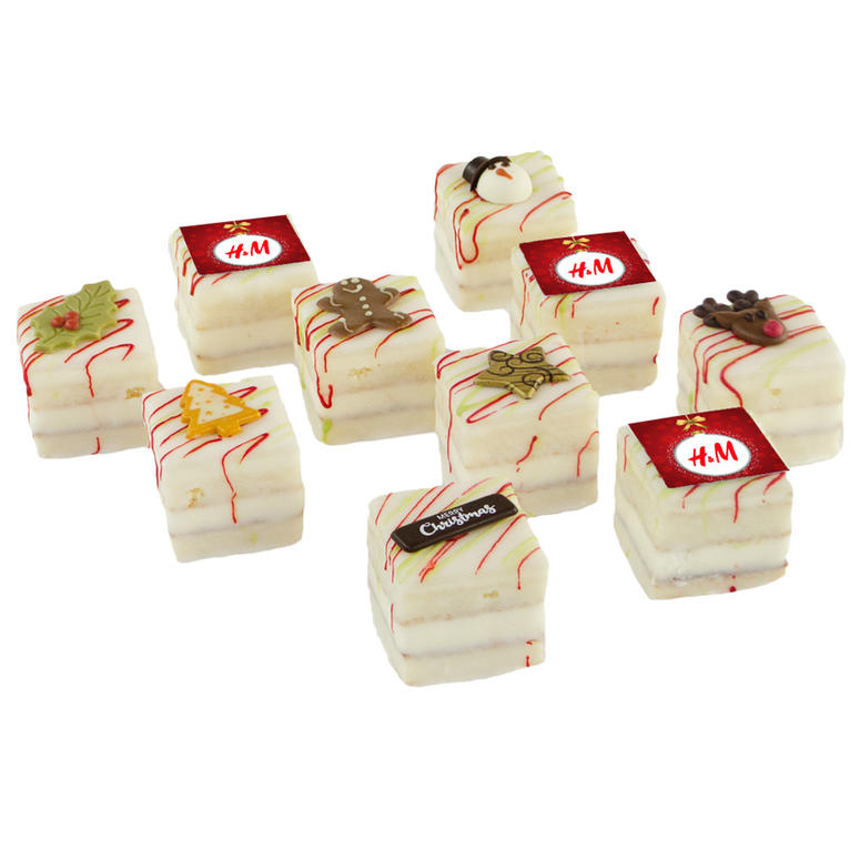 Feestelijke Kerst Petit Fours