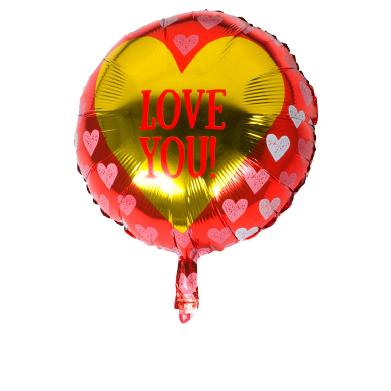 Liefdes Valentijn Heliumballon