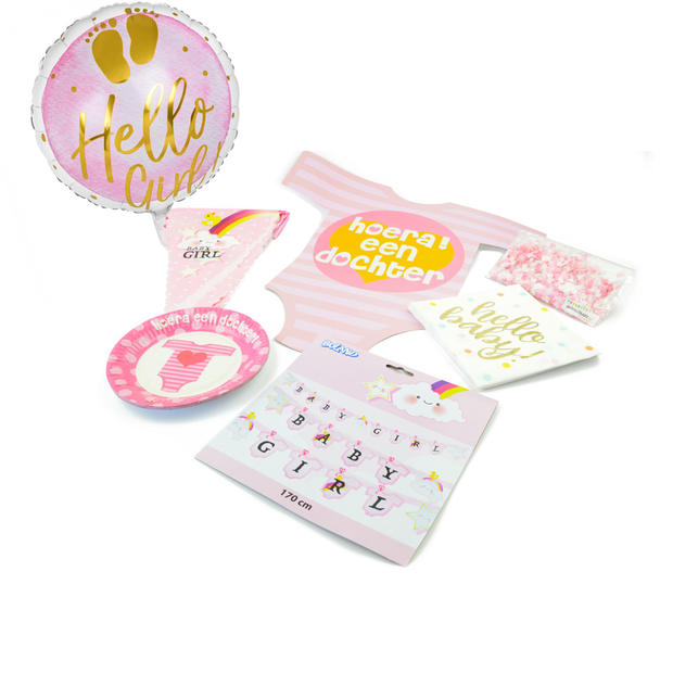 Babyshower pakket meisje Babyshower pakket meisje