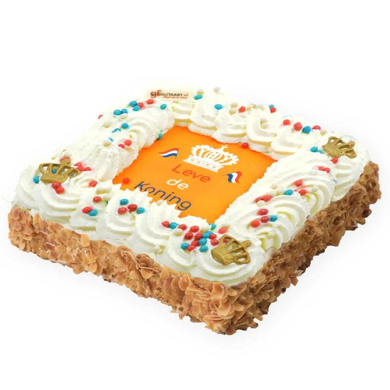 Koningsdag Slagroomtaart