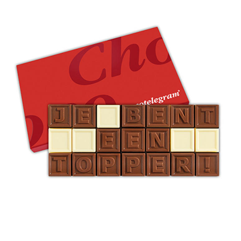 Geslaagd Choco telegram