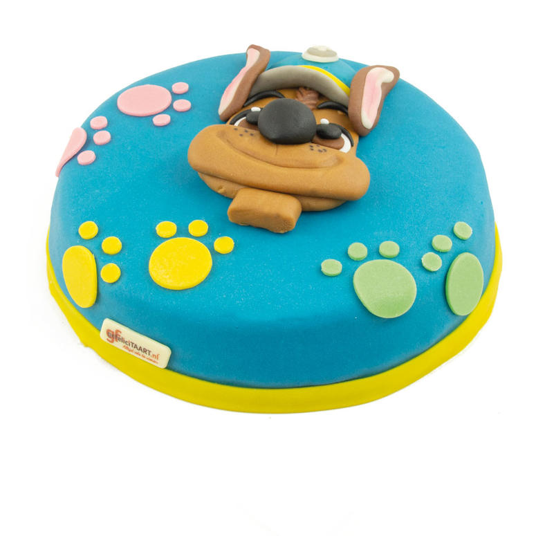 Paw Patrol Chase taart
