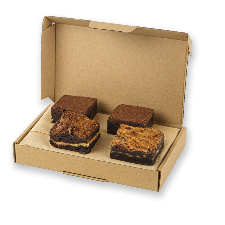 Brownie mix box | 6 stuks | Brownies Brownie mix box | 6 stuks | Brownies