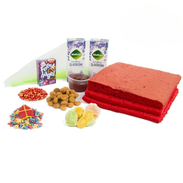 Grote Sinterklaasfilm knutzelfTAART | 6-8 pers | Feestdagen Grote Sinterklaasfilm knutzelfTAART | 6-8 pers | Feestdagen