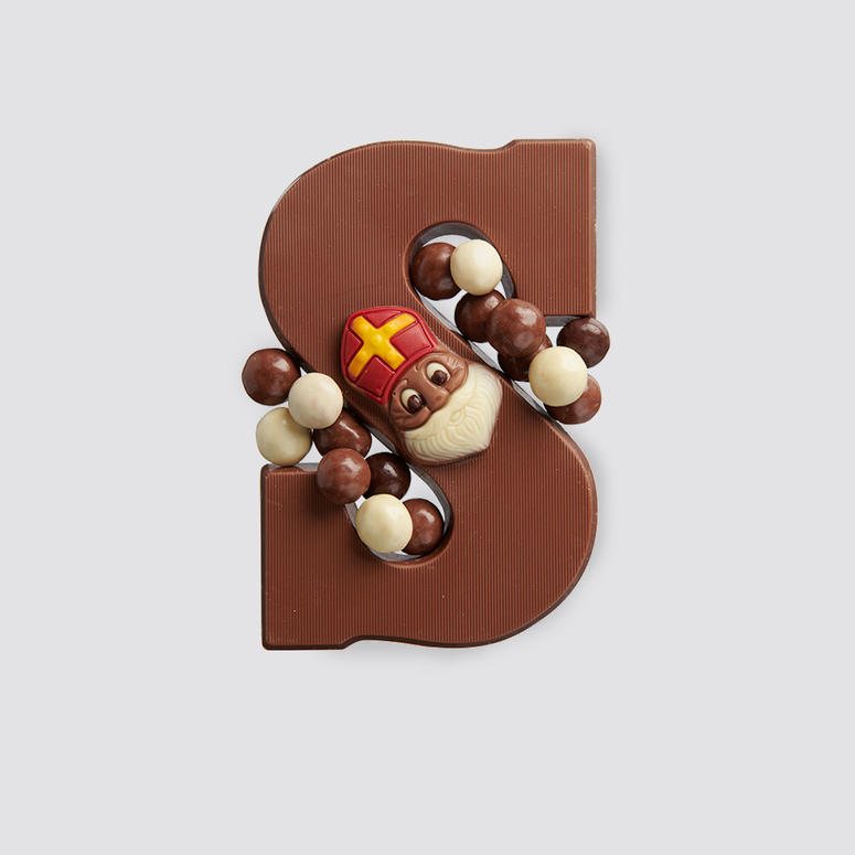 Sint chocoladeletter kruidnoten