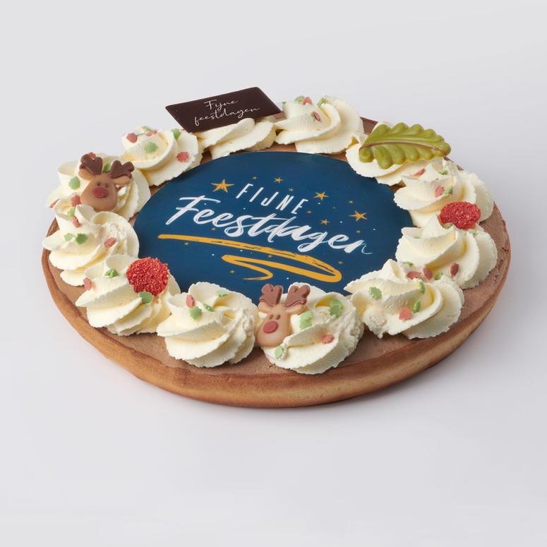 Feestelijke Kerst vlaai