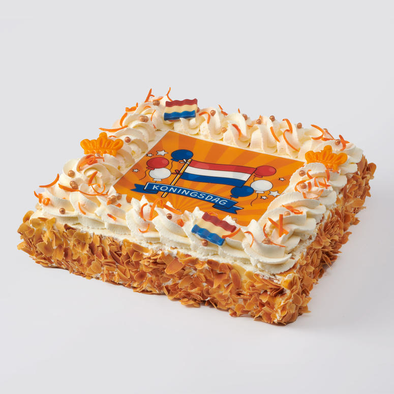Koningsdag Slagroomtaart