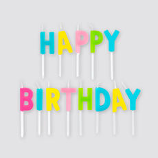 Happy birthday kaarsjes