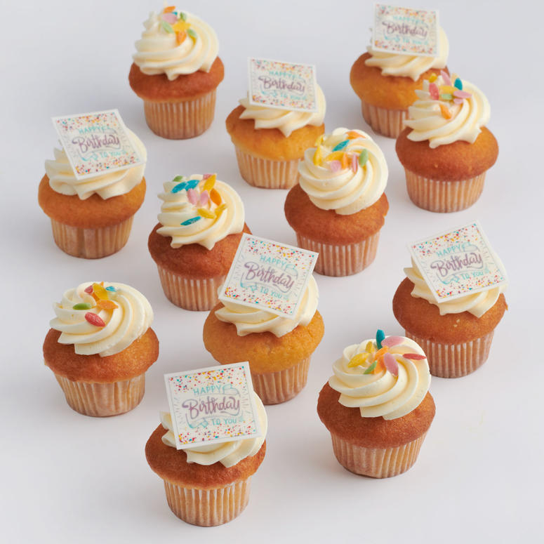 Feestelijke mini cupcakes