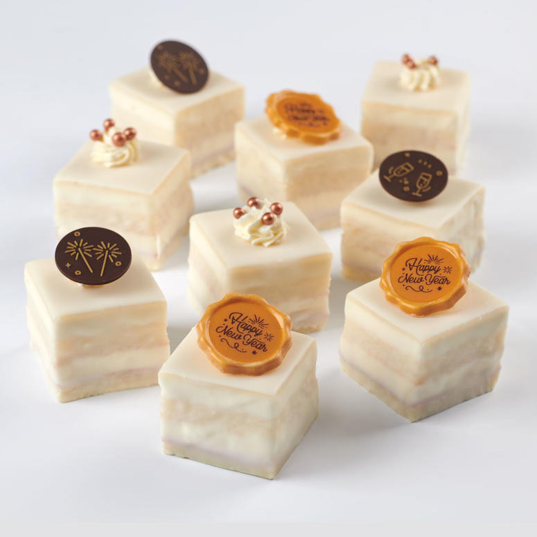 Feestelijke Nieuwjaars Petit Fours