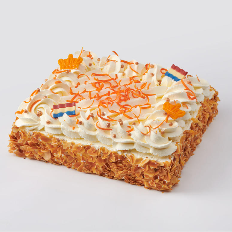 Koningsdag Slagroomtaart