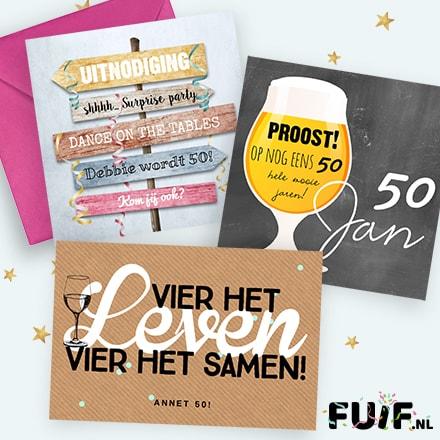 Ongebruikt Uitnodigingen maken op Fuif | gefeliciTAART.nl ZL-53