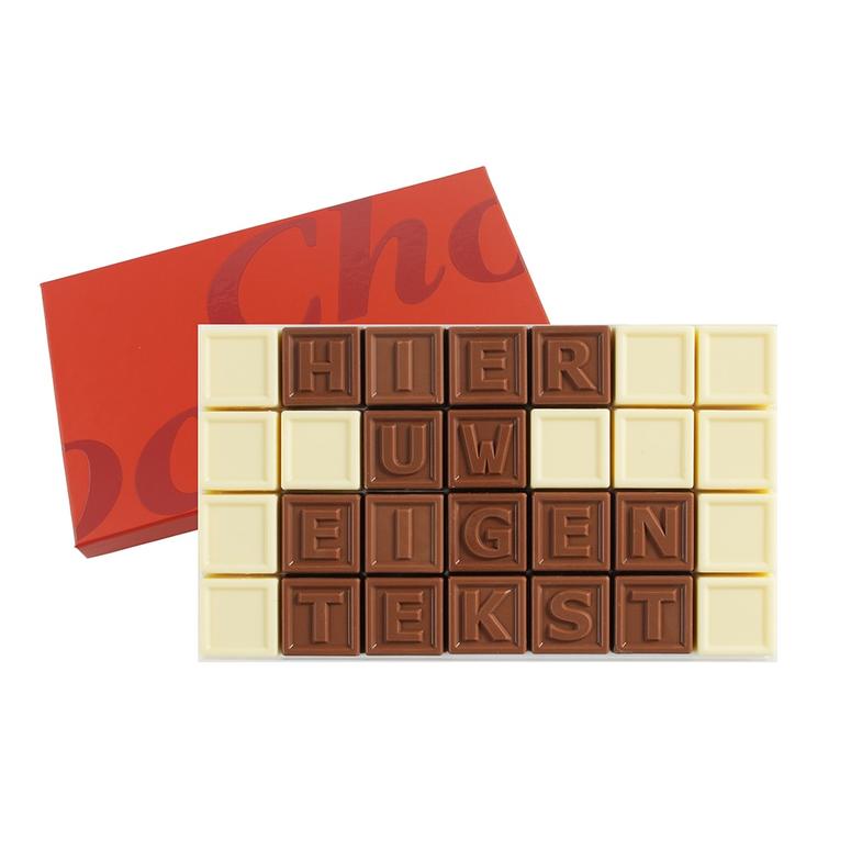 Choco telegram | 7-60 tekens | Brievenbus cadeaus