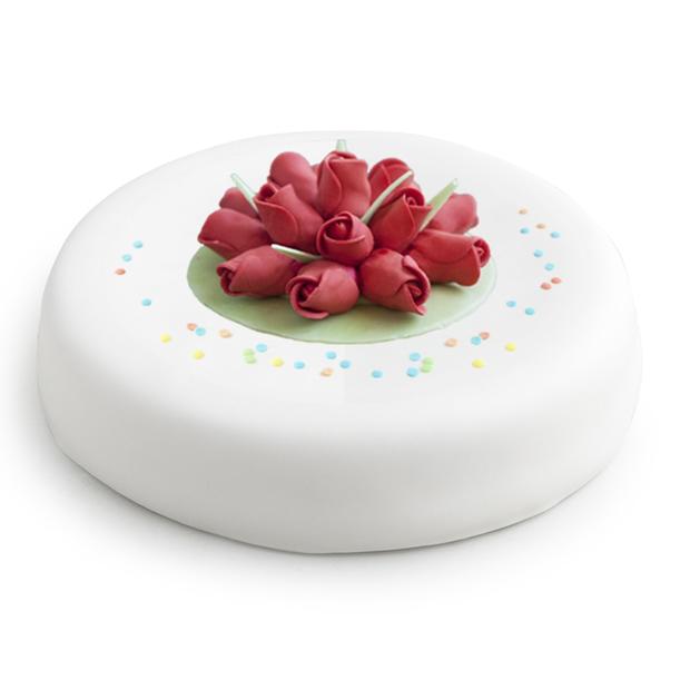 Gefelicitaartnl 3D Rode Bloemen Taart gefelicitaartnl kopen in de aanbieding