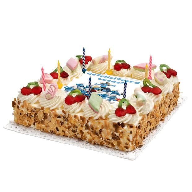 Gefelicitaartnl Smurfen Verjaardags Taart gefelicitaartnl kopen in de aanbieding