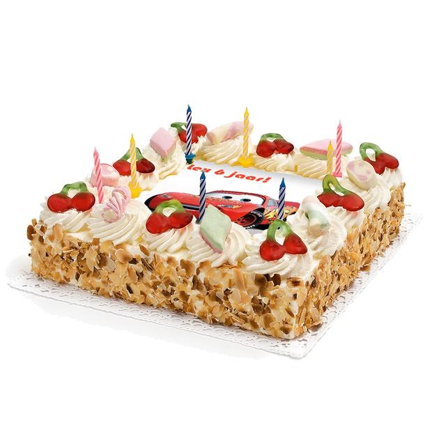 Gefelicitaartnl Cars Verjaardags Taart gefelicitaartnl kopen in de aanbieding