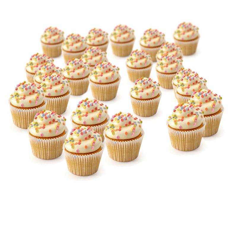 Mini Vanille cupcakes