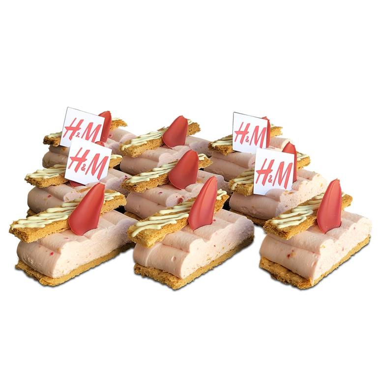 Strawberry cream tompouce