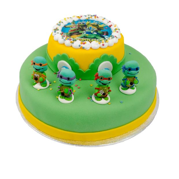 Ninja-Turtle stapel taart Ninja-Turtle stapel taart