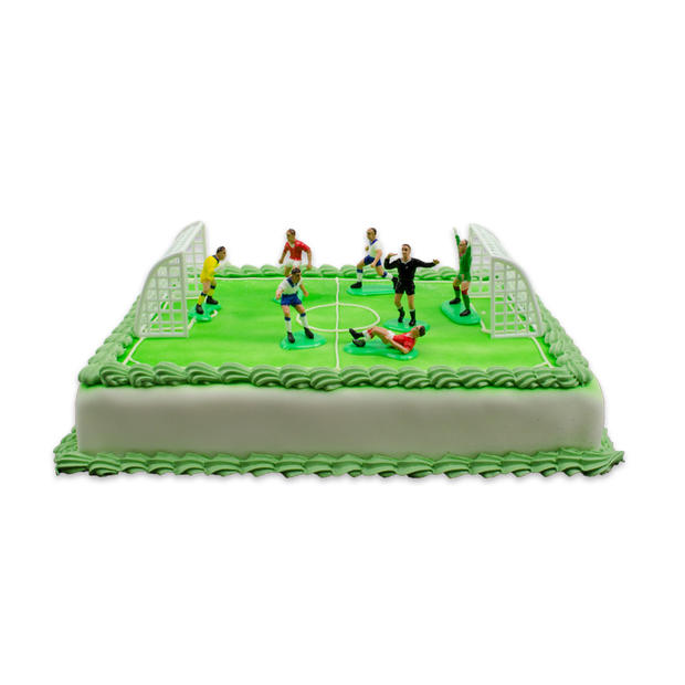 Voetbal Marsepein Taart Bestellen Bezorgen Gefelicitaart Nl Marsepein Kindertaart