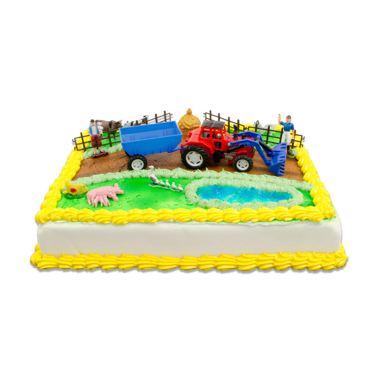 Boerderij Amerikaanse taart | 16-35 pers | Kindertaart