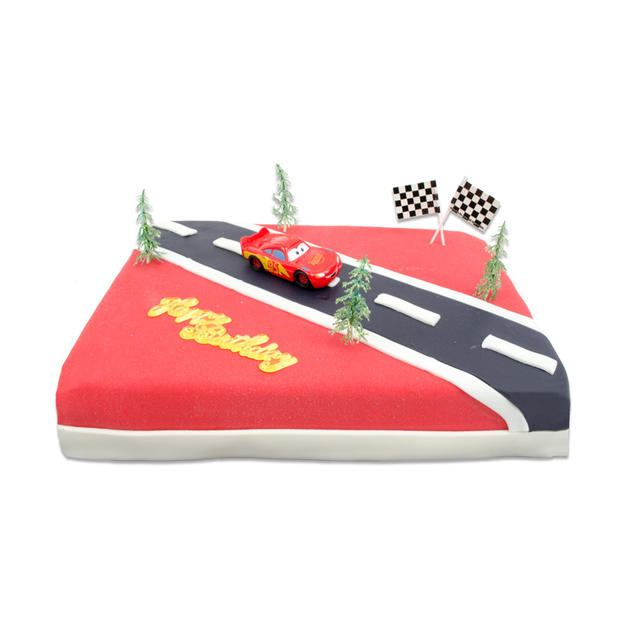 Gefelicitaartnl Cars Marsepein Taart gefelicitaartnl kopen in de aanbieding