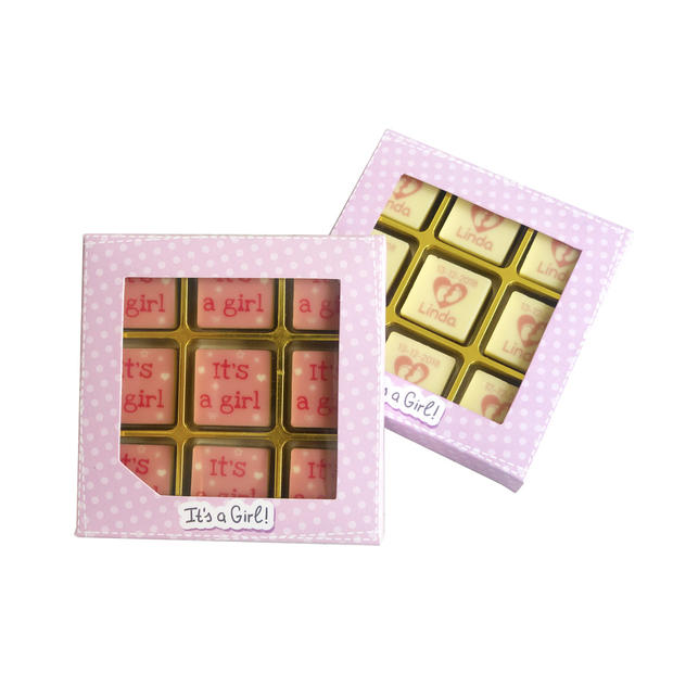 Gefelicitaartnl Geboorte Chocolade Meisje gefelicitaartnl kopen in de aanbieding